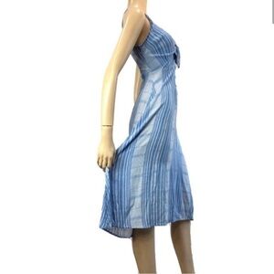 Lush maxi blue stripe dress size:XS